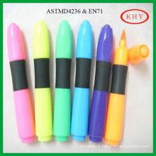 Set packaging jumbo size rubberized water color pen with brush tip